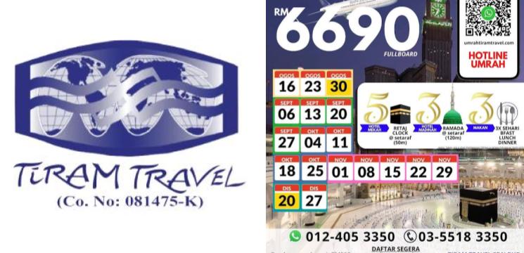 Tiram Travel Sdn Bhd, Cawangan Ampang