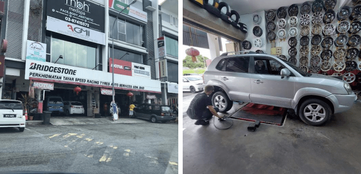 Kedai Tayar Speed Racing Tyres Auto Services, Taman Kajang Putra