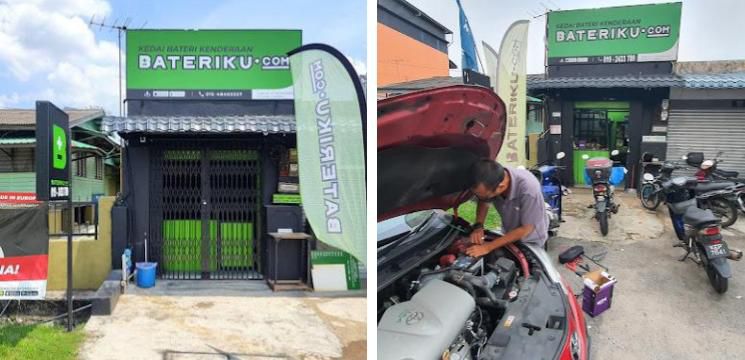 Kedai Bateri Kereta Bateriku.com Pitstop, Kampung Datuk Keramat, Kuala Lumpur