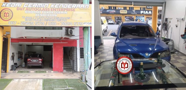 Kedai Cermin Kereta D & Y AutoGlass Enterprise, Kawasan Industri Batu Caves