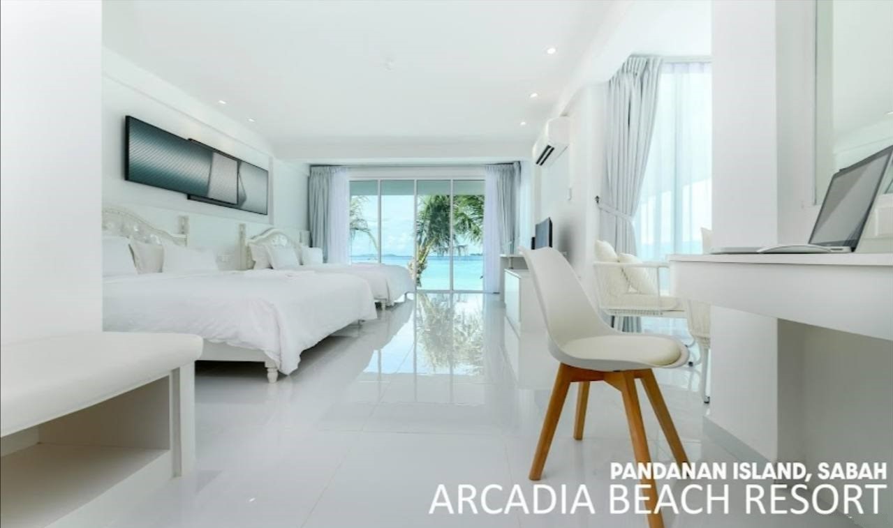Jenis Bilik Yang Ditawarkan di Arcadia Beach Resort Semporna