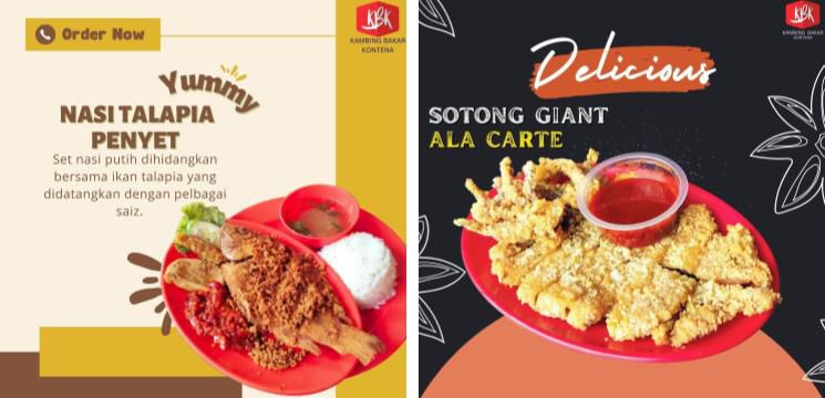 Aneka Jenis Pilihan Makanan Menarik di Kambing Bakar Kontena