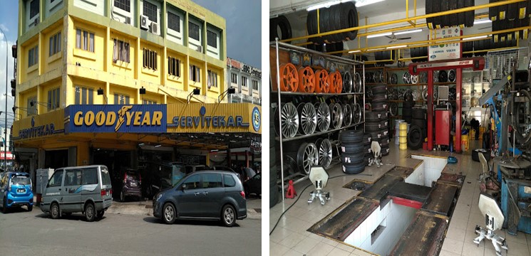 kedai tayar di ampang