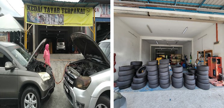 kedai tayar di hulu langat