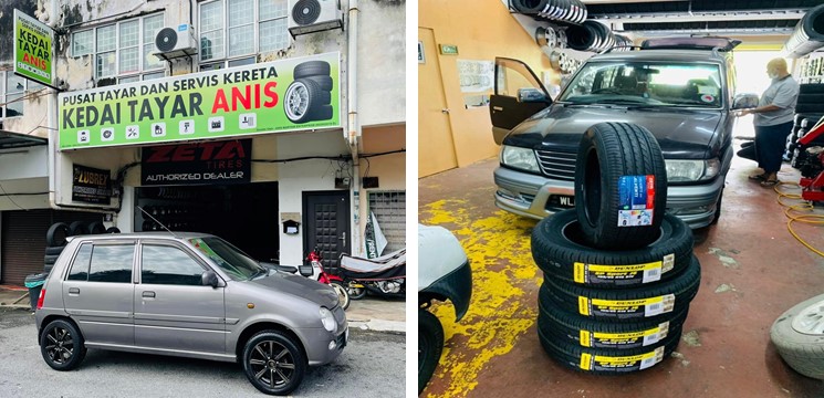 kedai tayar di kepong