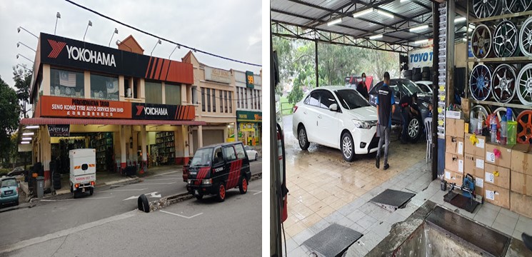 kedai tayar di nilai