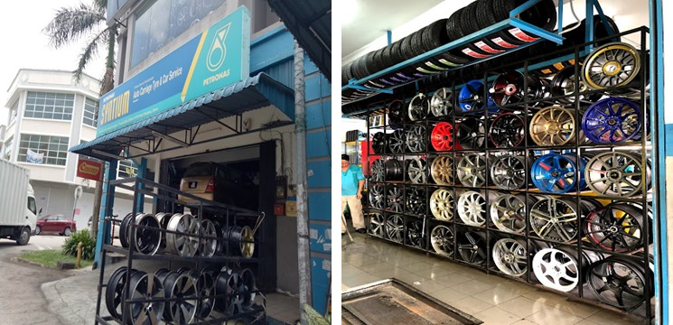 kedai tayar di pasir gudang