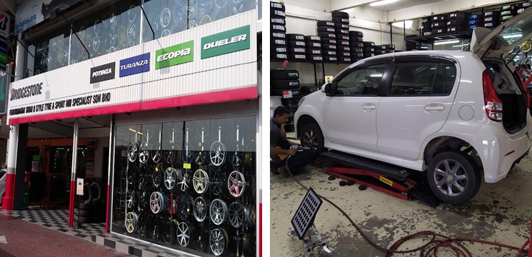 kedai tayar di pasir gudang