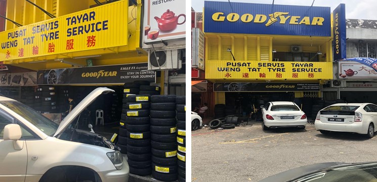 kedai tayar di subang jaya