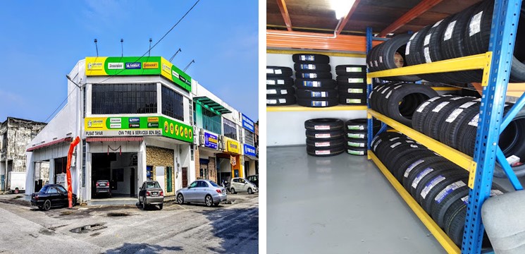 kedai tayar di subang jaya