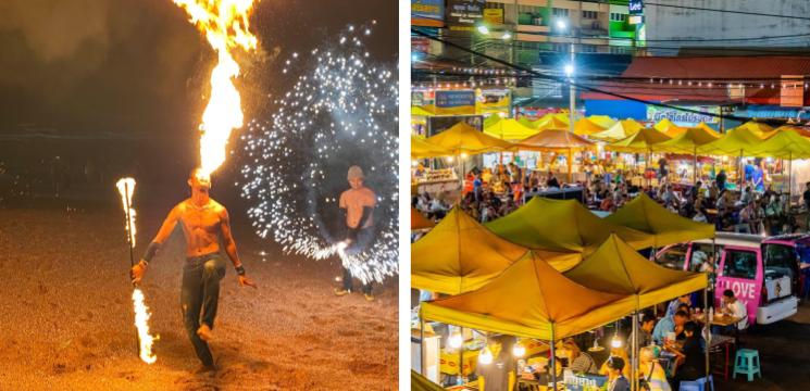 night life market krabi