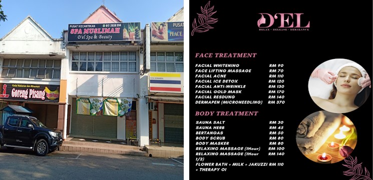 D'el Spa & Beauty (Spa Muslimah)