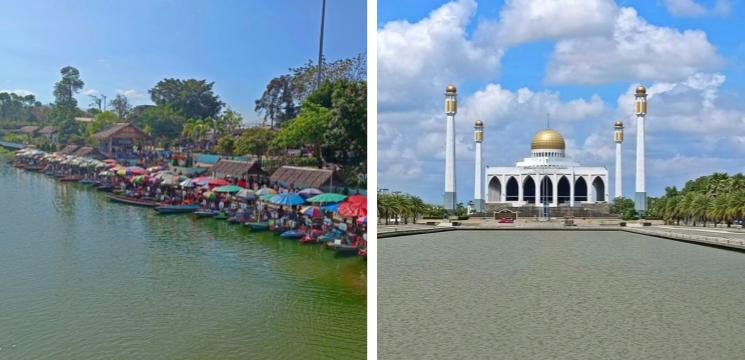 Khlong Hae Floating Market & Songkhla Central Mosque