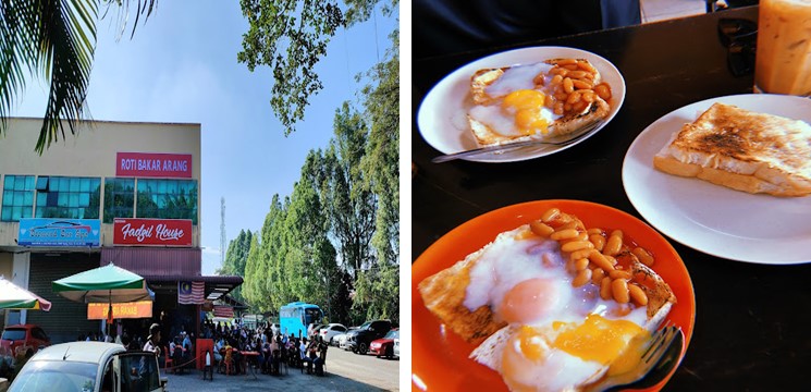 Roti Bakar Arang Fadzil House