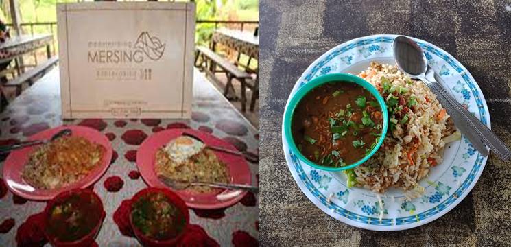 Nasi Goreng Tidur Papan